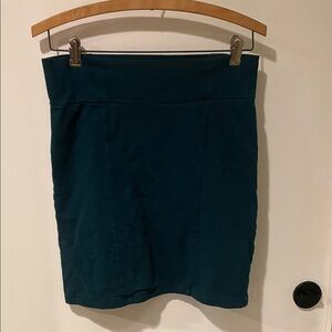 Cerulean blue mini skirt